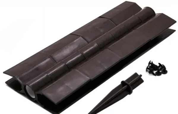 Угловой (стыковочный) шарнир для грядкок ДПК 300мм коричневый купить в Белгороде