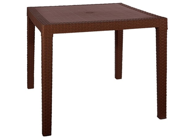 Стол квадратный FIJI Quatro Table Коричневый купить в Белгороде