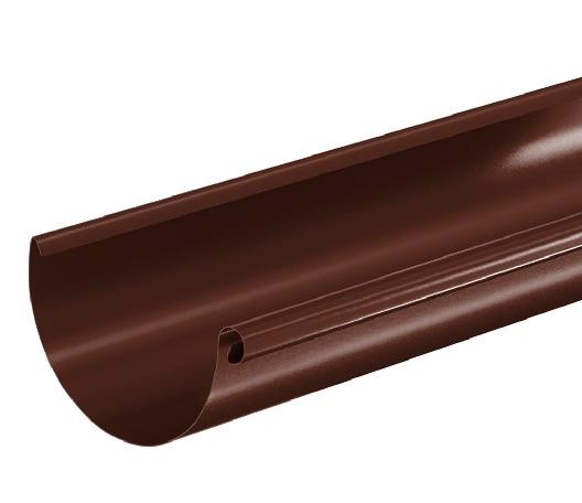 Водосток Aquasistem, система 150/100 - Водосточный желоб 3.00м RAL 8017 Коричневый купить в Белгороде