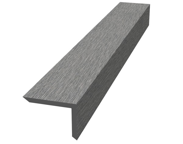 Уголок ДПК для террасной доски NauticPrime, 60x40x2900мм Тёмно-серый купить в Белгороде