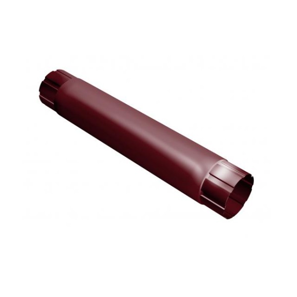 Водосток Grand Line 125x90 –Труба соединительная 1 метр RAL 3005 купить в Белгороде