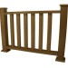 Ограждения из ДПК WOODVEX Кофе купить в Белгороде
