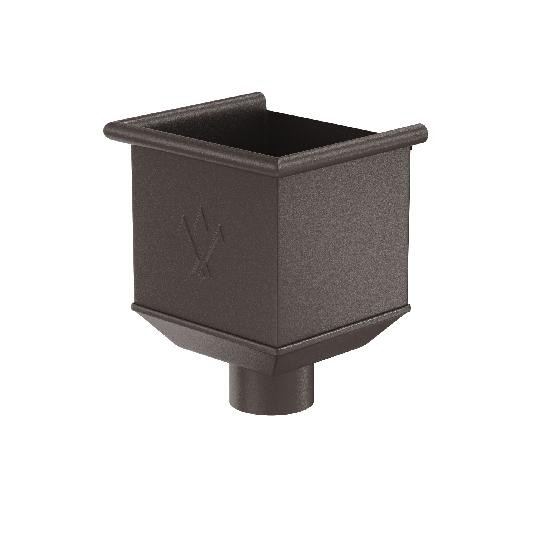 Водосток Aquasistem, Система 150/100 - Водосборная воронка RR 32 Тёмно-коричневый matt купить в Белгороде