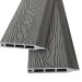 Заборная панель шип-паз EasyDecking Wood-Х 146х20 Серый купить в Белгороде