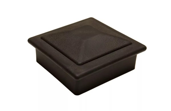 Крышка верхняя ПВХ для столба Deckart 125х125 Графи купить в Белгороде