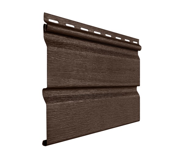 Виниловый сайдинг fineber (файнбер) - серия "стандарт", коричневый купить в Белгороде