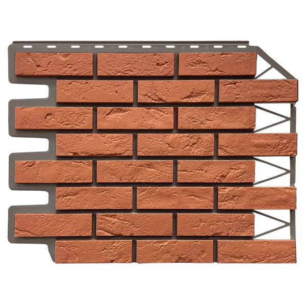 Фасадная панель FineBer, Кирпич Баварский, Терракотовый купить в Белгороде
