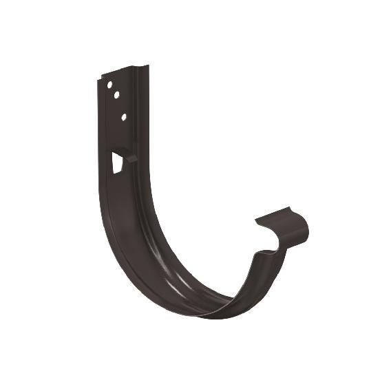 Водосток Aquasistem, система 150/100 - Крюк крепления желоба универсальный RR 32 Тёмно-Коричневый купить в Белгороде