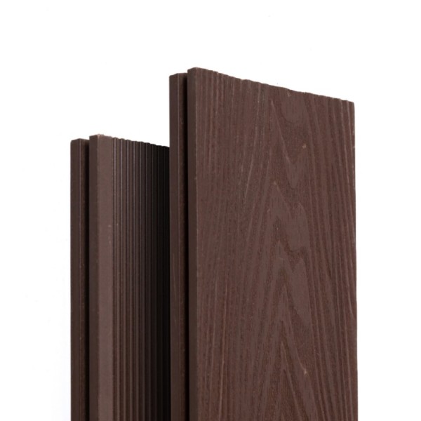 Террасная доска Ecodecking Экстра 3D полнотелая Графит купить в Белгороде