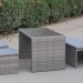 Диван-Трансформер AFINA плетеный из иск. ротанга S330G-W78 Grey купить в Белгороде