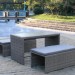 Диван-Трансформер AFINA плетеный из иск. ротанга S330G-W78 Grey купить в Белгороде