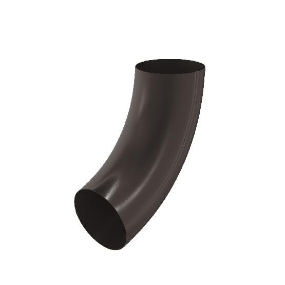 Водосток Aquasistem, система 125x90 -  Колено трубы RR 32 Тёмно Коричневый купить в Белгороде