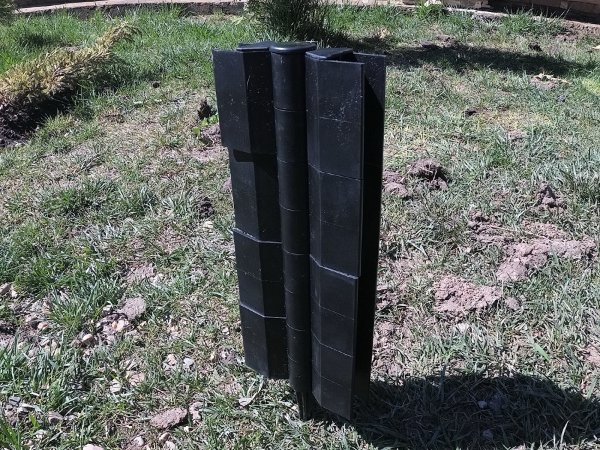 Угловой элемент поворотный, пластиковый от 60° до 300° для доски 300х30 мм из ДПК чёрный Holzhof купить в Белгороде