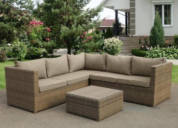 Комплект мебели AFINA плетеной из иск. ротанга YR825B Beige купить в Белгороде