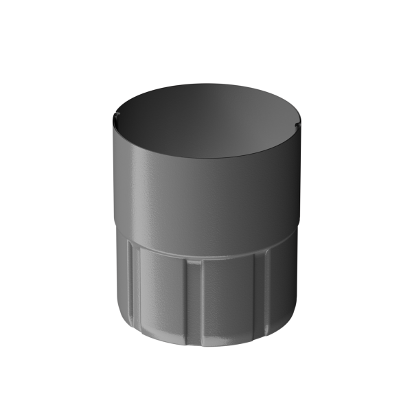 Муфта соединительная для водостока Döcke STAL PREMIUM, Графит купить в Белгороде