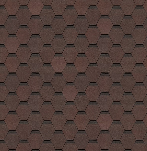 Гибкая черепица Docke, коллекция Шеффилд – Зрелый каштан купить в Белгороде