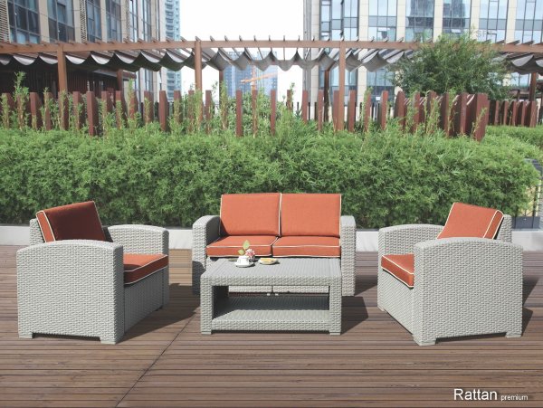 Уличные диваны и кресла коллекции Rattan Premium 4 купить в Белгороде
