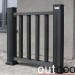 Ограждение из ДПК Outdoor Классик 3D STORM чёрный купить в Белгороде