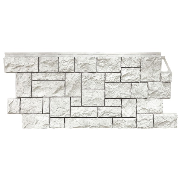 Фасадная панель FineBer, Камень Дикий, Жемчужный купить в Белгороде