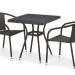 Комплект плетеной мебели AFINA из иск. ротанга T282BNT/Y137C-W53 Brown 2Pcs купить в Белгороде