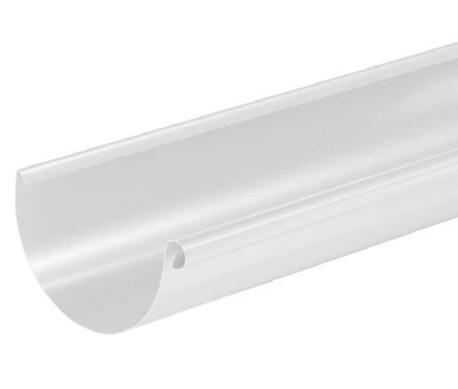 Водосток Aquasistem, система 125x90 - Водосточный желоб 3.00м RR 20 Белый купить в Белгороде