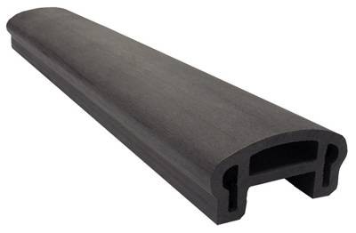 Перила вехнее фигурное Woodvex Select Графит купить в Белгороде