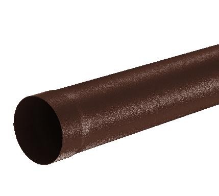 Водосток Aquasistem, Система 150/100 - Труба водосточная 1.00м RAL 8017 Коричневый matt купить в Белгороде