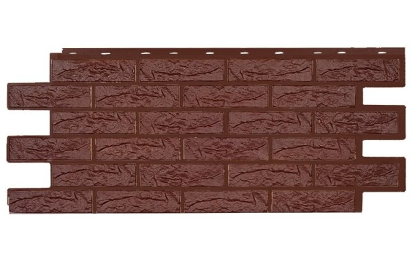 Фасадная панель T-Siding Лондон Брик Эко Браун купить в Белгороде