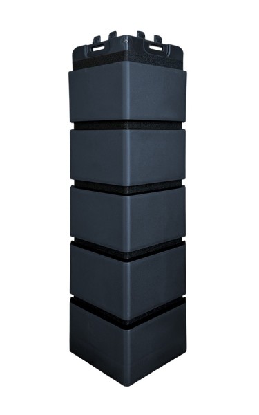 Угол Grand Line клинкерный кирпич ПРЕМИУМ Графит (шов RAL 9005) купить в Белгороде