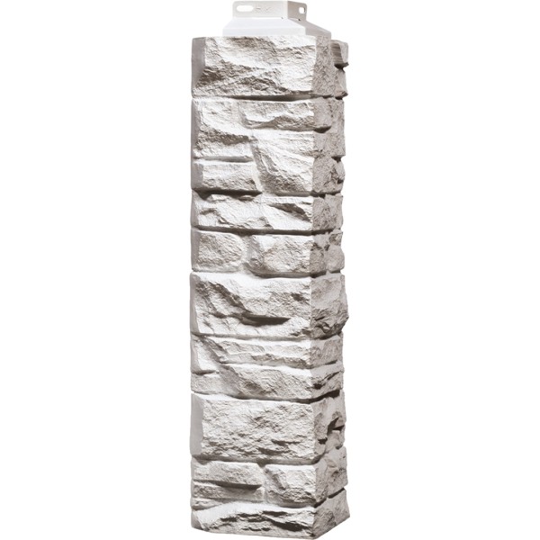 Угол наружный FineBer, Скала, Мелованный белый купить в Белгороде