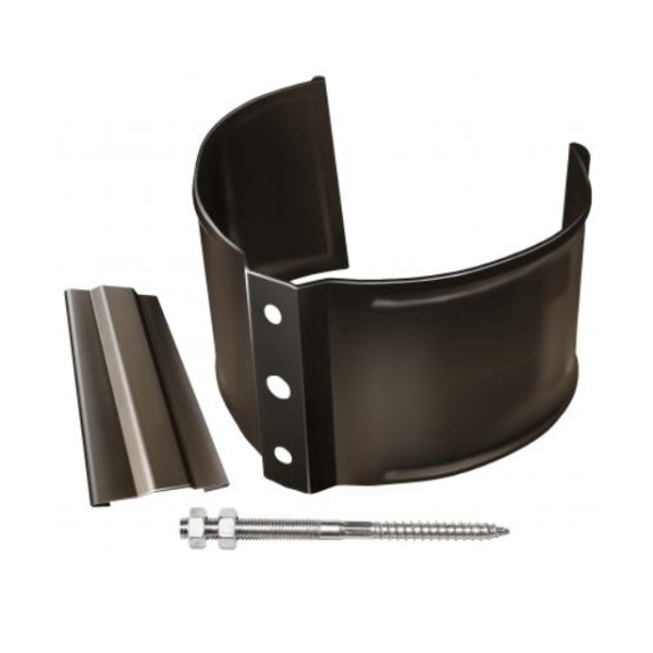 Водосток Grand Line 125x90 – Хомут трубы (на кирпич) RR 32 купить в Белгороде