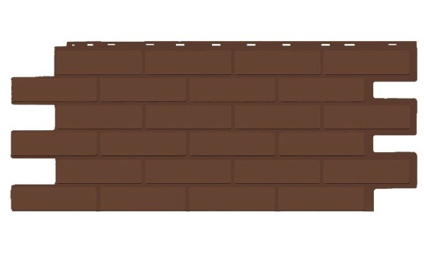 Фасадная панель T-Siding Кирпич Модерн Эко Браун купить в Белгороде