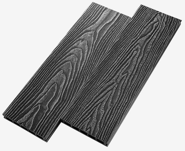 Террасная доска из ДПК RusDecking Unodeck Vintage - Графит купить в Белгороде