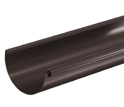 Водосток Aquasistem, система 125x90 - Водосточный желоб 3.00м RR 32 Тёмно Коричневый купить в Белгороде