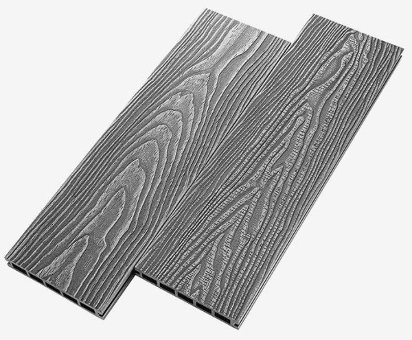 Террасная доска из ДПК RusDecking Unodeck Vintage - Серый купить в Белгороде