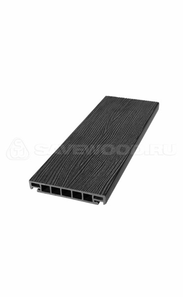 Террасная доска из ДПК SW Salix (S) (R) черный купить в Белгороде