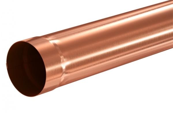 Водосток Aquasistem, система 125x90 - Соединительная труба 1 метр медная купить в Белгороде